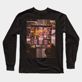 Graffiti Tag Stickers New York City Long Sleeve T-Shirt